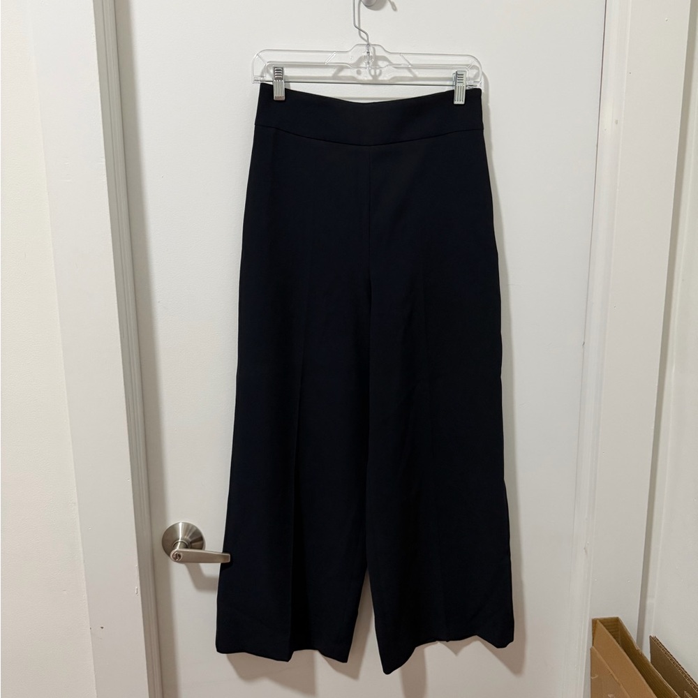 Zara Black Wide-Leg Women's Pants